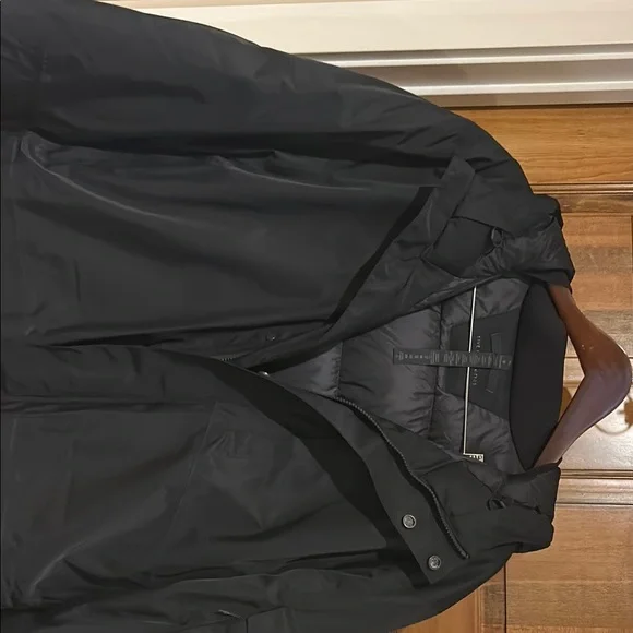 Men’s Lululemon XL Black Cold City 600-Down-Fill Parka with Hood - Picture 3 of 8